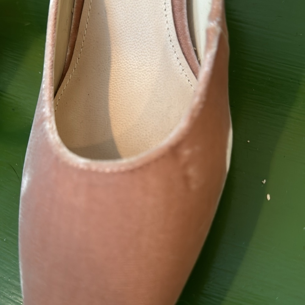 Marc Fisher Blush Pink Velvet Ankle Strap Pumps - Picture 8 of 8